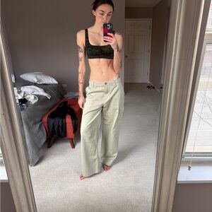 Calvin Klein Wide-Leg Cargo Pants